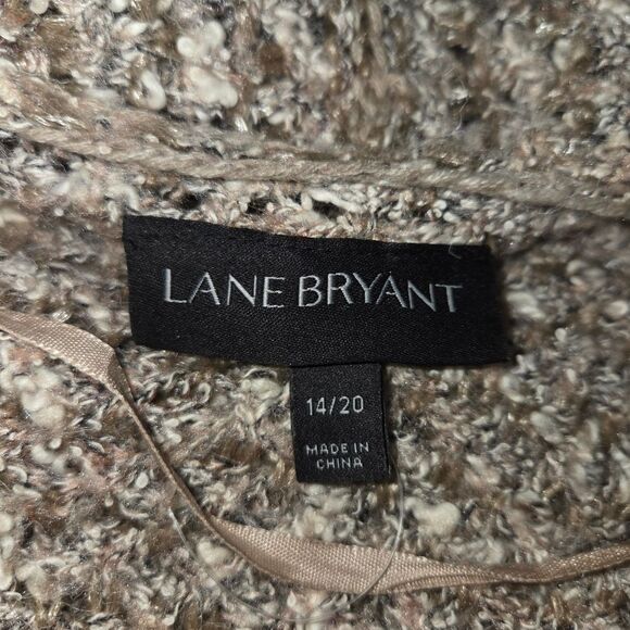 Lane Bryant Dolman Sleeve Open Front Chunky Knit Cardigan Sweater 14/20 - Picture 5 of 6